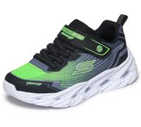 Skechers Jungen Vortex 3.0 Turnschuhe, Black Synthetic/Textile/Lime & Charcoal T, 34 EU