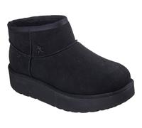 Skechers Keep Cozy Leder Damen Schwarz Winter Stiefeletten EU 36 / UK 3