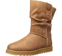 Skechers Keepsakes 2.0 Upland Mid Big Button Slouch-Stiefel für Damen, Kastanie, 39 EU