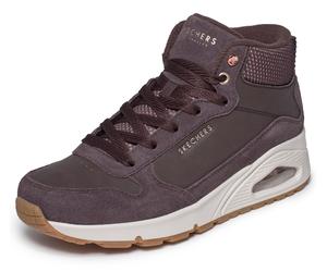 Skechers Keilsneaker "UNO-STACRE SHINE" High Top Sneaker, Schnürboots mit Luftkammern Sohle (63877809-37) dunkelbraun
