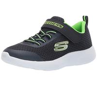 Skechers Kids Boys' DYNA-LITE Sneaker, Navy/Lime, 6 Medium US Toddler