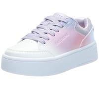 Skechers Kids' Court High-Ombre Oasis Sneaker, Weiß/mehrfarbig, 6 Big Kid