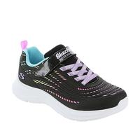 Skechers Kids Girls Jumpsters 2.0-Blurred Dream Sneaker, Black/Multi, 4 Big Kid