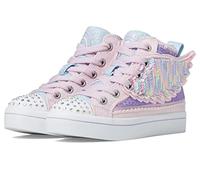 Skechers Kids Girls TWI-Lites 2.0 Sneaker, Link Pink/Multi, 2 Little Kid