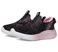 Skechers Kids Girls Ultra Flex 3.0-All Things S Sneaker, Black/Rose Gold, 13.5 Little Kid