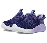 Skechers Kids Girls Ultra Flex 3.0-All Things S Sneaker, Navy/Lavender, 1.5 Little Kid