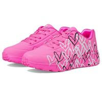 Skechers Mädchensneaker Uno Lite-Metallic Love Hotpink/Mehrfarbig Größe 2 Little Kid
