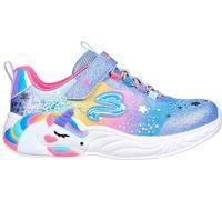 Skechers S Lights - Unicorn Dreams Kinder Sneaker blau/lila/rosa - 34