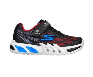 SKECHERS Kinder Freizeitschuhe FLEX-GLOW ELITE-VORLO (400137L) 36 BLACK RED BLUE