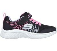 Skechers Mädchen Sneaker Microspec Plus Swirl Sweet 303535L Schwarz/Multi EU 33