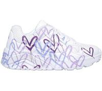 SKECHERS Kinder Freizeitschuhe UNO LITE-SPREAD THE LOVE WHITE LAVENDAR - Gr. - 31