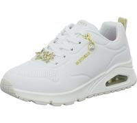 Skechers Kinder Halbschuhe zum Schnüren 310562L WGD Uno Gen1 - Trendy Jewels white/gold normal 37 EU