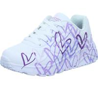 Skechers Kinder Halbschuhe zum Schnüren 314064L WLPR Uno Lite - Spread the Love white/lavendar/purple normal 32 EU