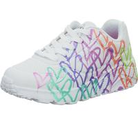 Skechers Kinder Halbschuhe zum Schnüren 314098L WMLT UNO Lite - Metallic Joy white/multi normal 40