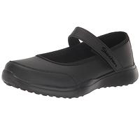 Skechers Kinder Mädchen Microstrides-Recess Rules Sneaker, Schwarz/Schwarz, 12 Little Kid