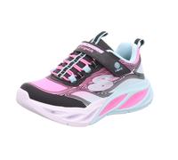 Skechers Kinder-Mädchen-Sneaker-Slipper-Klettschuh S-LIGHTS COSMIC GLOW Schwarz-Weiß-Pink-Mehrfarbig 30