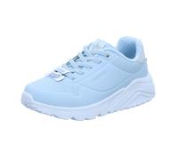 Skechers Kinder-Mädchen-Sneaker UNO LITE Hell-Blau-Silber-Weiß 37