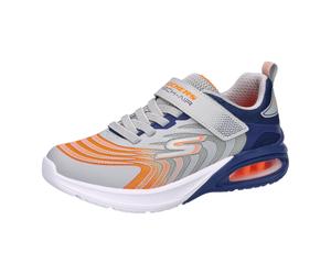 Skechers Kinder Sneaker Microspec Max Advance-Vortivox 403938L-GYNV 28 Grau/Dunkelblau
