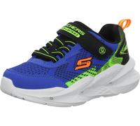 Sneaker SKECHERS "SKECHERS METEOR-LIGHTS 2.0", Damen, Gr. 29, schwarz, blau, Lederimitat, Textil, kontrastfarbene Details, Schuhe Sneaker, Sportschuh mit Klett, Größenschablone zum Download (56958355-