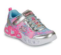 Skechers Infinite Heart Lights - Heart Jewels Kinder Halbschuhe, silber, Größe 33 EU 33