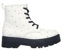 Skechers Kinderschuhe Stiefel Weiß Weiß - Gr. - 33