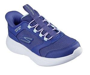 Skechers Kinderschuhe Trainings- & Hallenschuhe Blau Blau - Gr. - 35