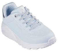 Skechers Uno Lite Metallic Mode Sportschuhe EU 36 Light Blue Synthetic / Silver Trim
