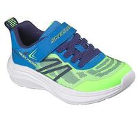 Skechers Microspec Velocity Kinder Freizeitschuhe, grün, Größe 34 34