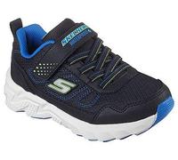 Skechers Sneaker ELITE SPORT TREAD Kinder Lederimitat wasserdicht Schwarz/Blau Gr. 34