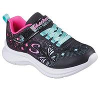 Skechers Mädchen Jumpsters 2.0 Butterfly Flush Sneaker, Schwarz