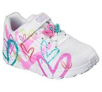 Skechers Kinderschuhe Trainings- & Hallenschuhe Weiß Weiß - Gr. - 29