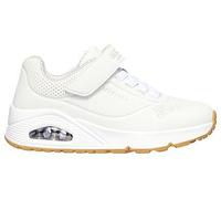 Skechers Kinderschuhe Trainings- & Hallenschuhe Weiß Weiß - Gr. - 36