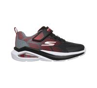 Sneaker SKECHERS "MICROSPEC MAX VELOCITY", Kinder, Gr. 36, blau (schwarz, rot), Lederimitat, Schuhe Sneaker, Klettschuh, Freizeitschuh, Grössenschablone zum Download (46729848-36) schwarz, rot