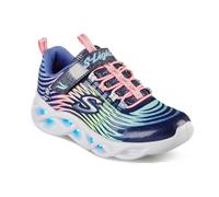 Skechers Klettverschluss/Slipper Halbschuh s lights®-twisty brights-MYSTICAL BLISS für Kinder, blau, Größe 28 EU