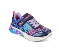 Skechers Klettverschluss/Slipper Halbschuh Sweetheart Lights - Lovely Colors für Kinder, blau, Größe 32 EU