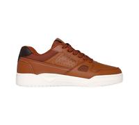 Sneaker SKECHERS "Harry Kane - Off Pitch Collection: Koopa - Harry Kane Court", Herren, Gr. 43, braun, Leder, casual, Schuhe, Retro Sneaker signiert vom weltbekannten Fußballstar Harry Kane (86559329-