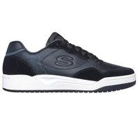 Skechers Koopa Volley Low Lifestyle Black Knit/White Größe EU 41