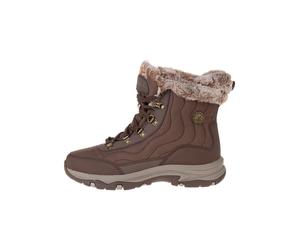 Skechers Leder-Boots "Trego" in Braun - Größe 36 | Damen Stiefel