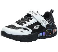 Skechers Light Storm 3 Sneaker für Jungen, Weiß/Schwarz, 11 Little Kid