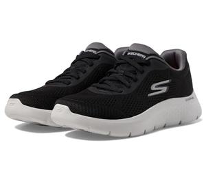Skechers LoletoMoc Herren-Slipper mit Bungee-Schnürung, schwarz/grau, 7.5 Wide