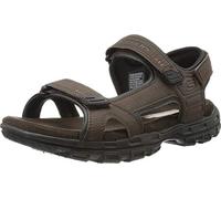 Skechers Louden Fisherman Herren-Sandalen, Braun, 10 X-Wide
