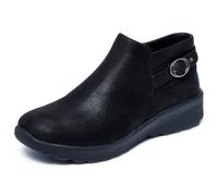Skechers Lovely Vibe-Moonlight Damen-Stiefelette, Schwarz, 38 EU