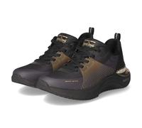 Skechers Low Sneaker CYBER WALKER - Gr. 40 - Schwarz - Textil & Synthetik