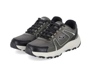 Skechers Low Sneaker HILLCREST 2.0 SABBADAY FALLS - Gr. 47,5 - Grün - Textil & Synthetik