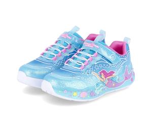 Skechers Low Sneaker MERMAID DREAMS - Gr. 35 - Blau - Textil & Synthetik