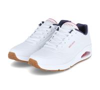 Skechers Low Sneaker STAND ON AIR - Gr. 45 - Weiß - Synthetik