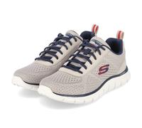 Skechers Low Sneaker TRACK-LESHUR - Gr. 45 - Taupe - Textil & Synthetik