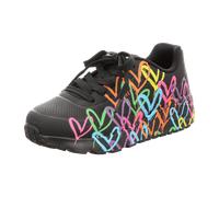 Skechers MÄ UNO LITE - SPREAD THE LOVE für Kinder, schwarz, Größe 36 EU
