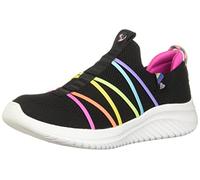 Skechers Mädchen 302242l Bkmt Sportschuhe, Schwarz Gestrickt mit Mehreren Zierteilen, 38 EU