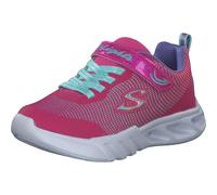 Skechers Mädchen 303700l Lbmt Sneaker, Pinkes Netzgewebe mit Mehreren Zierteilen, 30 EU